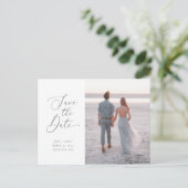 日付を保存するスイープ文字 ポストカード (スタンド正面)