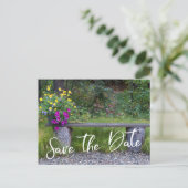 日付を保存するファミリの懇親会交換可能写真 ポストカード (スタンド正面)