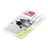 日付を保存するフォトマグネットノートピンを追加 マグネット (左側)