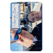 日付を保存するフレキシブルフォトマグネット マグネット (縦)