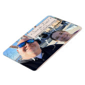 日付を保存するフレキシブルフォトマグネット マグネット (左側)