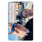 日付を保存するフレキシブルフォトマグネット マグネット (縦)