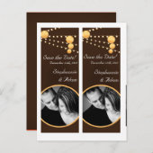 日付を保存するブックマークは紙提灯の眉 案内ポストカード (正面/裏面)