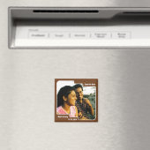 日付を保存するホタテの茶色の磁石 マグネット (インサイチュ (食洗機))