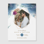 日付を保存するマグネット天球結婚式 (正面)