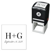 日付を保存するモノグラシンプルム セルフインキングスタンプ (インサイチュ)