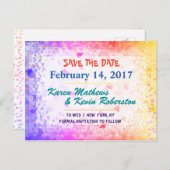 日付を保存するレインボーサンシャイン 案内ポストカード (正面/裏面)