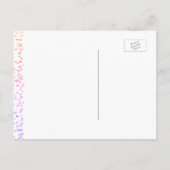 日付を保存するレインボーサンシャイン 案内ポストカード (裏面)