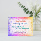 日付を保存するレインボーサンシャイン 案内ポストカード (スタンド正面)