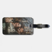 日付を保存するロンドンの結婚式 ラゲッジタグ (裏面横)