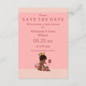 日付を保存する可愛い民族プリンセス電話 セーブザデート (裏面)