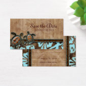 日付を保存する名刺のカメBrown Blue (デスク)