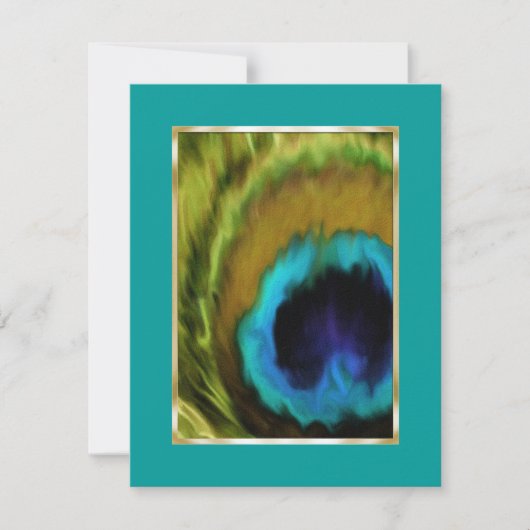 日付を保存する孔雀の羽根セット1113 セーブザデート (正面)