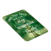 日付を保存する水の色オークツリーファミリ懇親会 マグネット (右側)