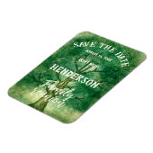 日付を保存する水の色オークツリーファミリ懇親会 マグネット (左側)