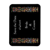 日付を保存する照明ヴィンテージArt Magnet マグネット (縦)