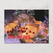 日付を保存する現在の弓リース休日はがき 案内ポストカード (正面)