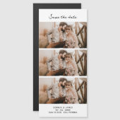 日付を保存する磁気フォトストリップウェディング (正面/裏面)