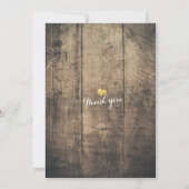 日付を保存する素朴Wood Mason Jar String Lights セーブザデート (裏面)