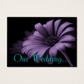 日付を保存する紫の灰色のデイジーI (裏面)