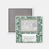 日付を保存する結婚式の引き出物磁石 マグネット (正面/裏面)