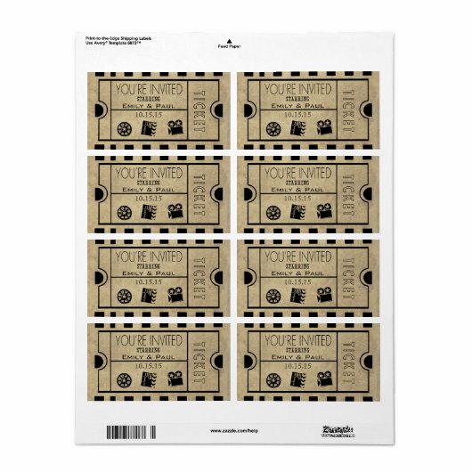 日付を保存する許可 ラベル (フルシート)