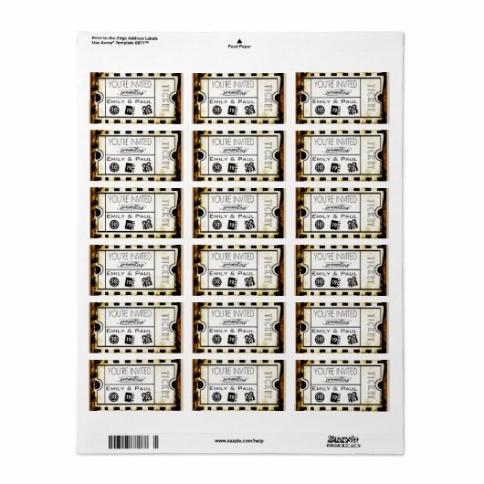 日付を保存する許可 ラベル (フルシート)