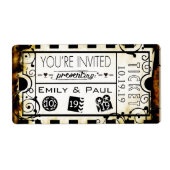 日付を保存する許可 ラベル (正面)