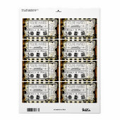 日付を保存する許可 ラベル (フルシート)