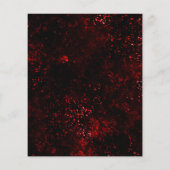 日付を保存する赤い黒のゴシック結婚体 (裏面)