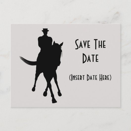 日付を保存する馬付け 案内ポストカード (正面)