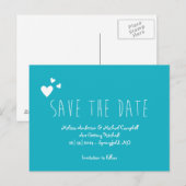 日付を保存する高いスキニー 案内ポストカード (正面/裏面)