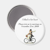 日付を保存する2、私は彼女のハートにバイキング、お願い… マグネット (正面/裏面)