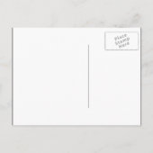 日付を保存する、さくらんぼの花 案内ポストカード (裏面)