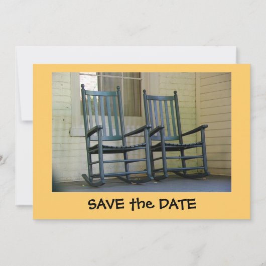 日付を保存する…まだロック' 招待状 (正面)