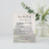 日付を保存する，エッフェルタワーテーマ 案内ポストカード (スタンド正面)