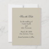 日付を保存する"エンボス"シャンパンダマスク セーブザデート (裏面)