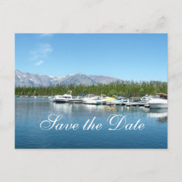 日付を保存する、グランドテトン国立公園。 案内ポストカード