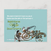 日付を保存する – ヴィンテージ愛鳥 案内ポストカード (裏面)