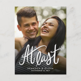 日付を保存する*最後に*ポストカード 案内ポストカード