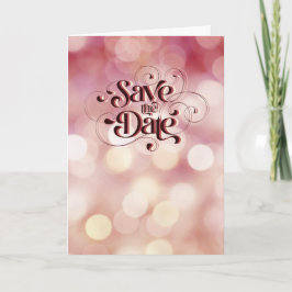 日付を保存する(箴言18:22)ブルゴーニュ/タン/ホワイト カード