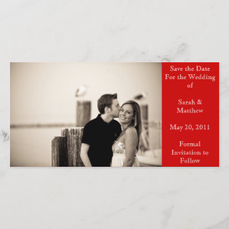 日付を保存する – 赤 セーブザデート