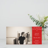 日付を保存する – 赤 セーブザデート (スタンド正面)