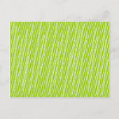 日付を保存するSquiggley行の発表ポストカー 案内ポストカード (正面)