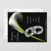 日付を保存すスペインのる 案内ポストカード (正面/裏面)