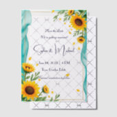 "日付を保存すパーソナライズされたる"結婚 ベラム紙招待状 (オフセット (招待状))