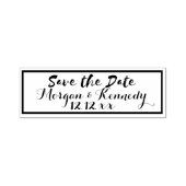 日付を保存エレガントな結婚式の自己のインクスタンプ セルフインキングスタンプ (デザイン)