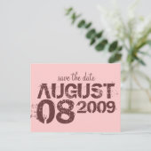 日付を保存カスタマイズ- 案内ポストカード (スタンド正面)