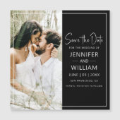 日付を保存クラシックするフォト結婚ーの磁気 (正面)