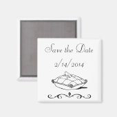 日付を保存シンデレラスリッパフェアヤタリーアート マグネット (正面/裏面)